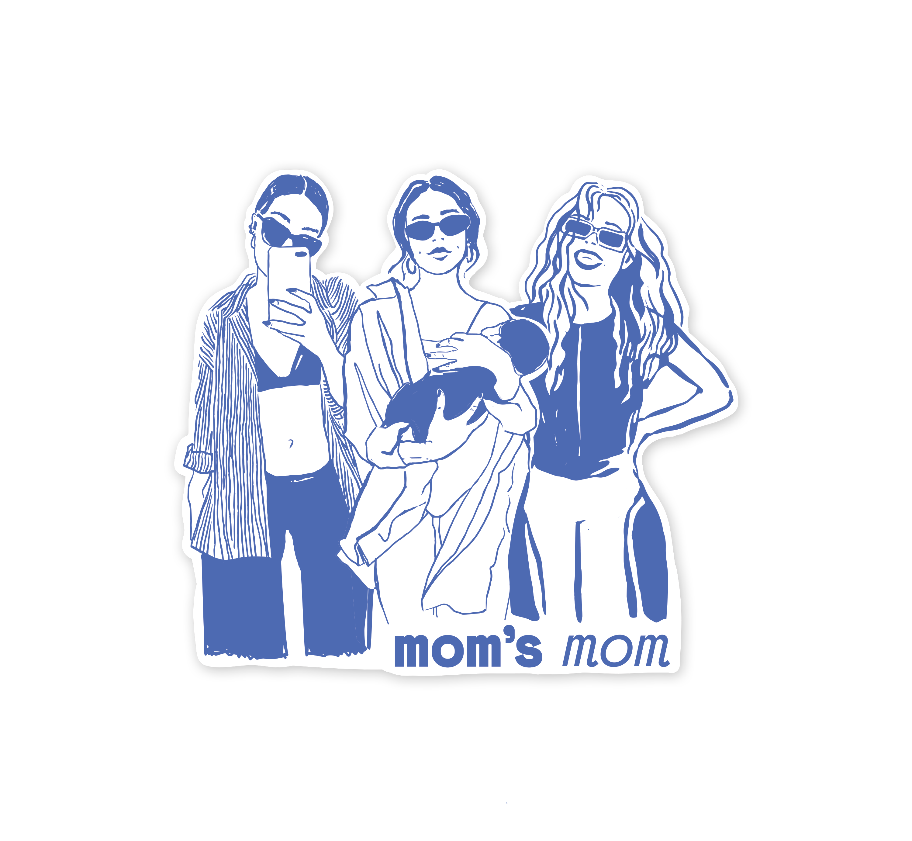 mom's mom sticker